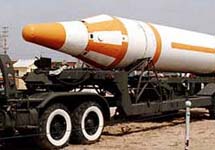 Баллистическая ракета. Фото с сайта www.iss.niiit.ru
