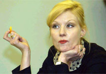 Рената Литвинова. Фото с сайта ''Времени новостей''