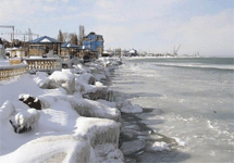 Махачкала зимой. Фото с сайта kubachi.ru