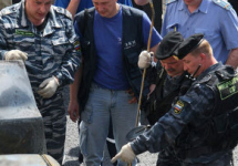 Милиция на месте преступления. Фото РИА Новости