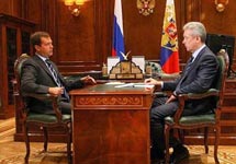 Дмитрий Медведев и Сергей Собянин. Фото пресс-службы Кремля