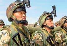 Казахстанские военнослужащие. Фото с сайта kavkazcenter.com