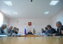 Путин на совещании в Геленджике. Фото с официального сайта.