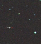 Самый отдаленный квазар из всех, обнаруженных на настоящий момент - гигантская черная дыра в 13 миллиардах световых лет от Земли. Изображение: Canada-France-Hawaii Telescope с сайта New Scientist