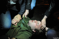 Задержание провокатора, ударившего Сергея Удальцова. Фото В.Максимюк/Грани.Ру